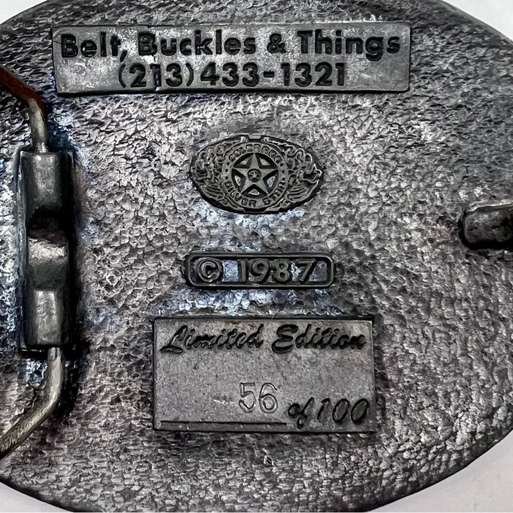 Gay Rodeo Los Angeles 4th Annual Golden State Metal‎ Belt Buckle Limited 56/100